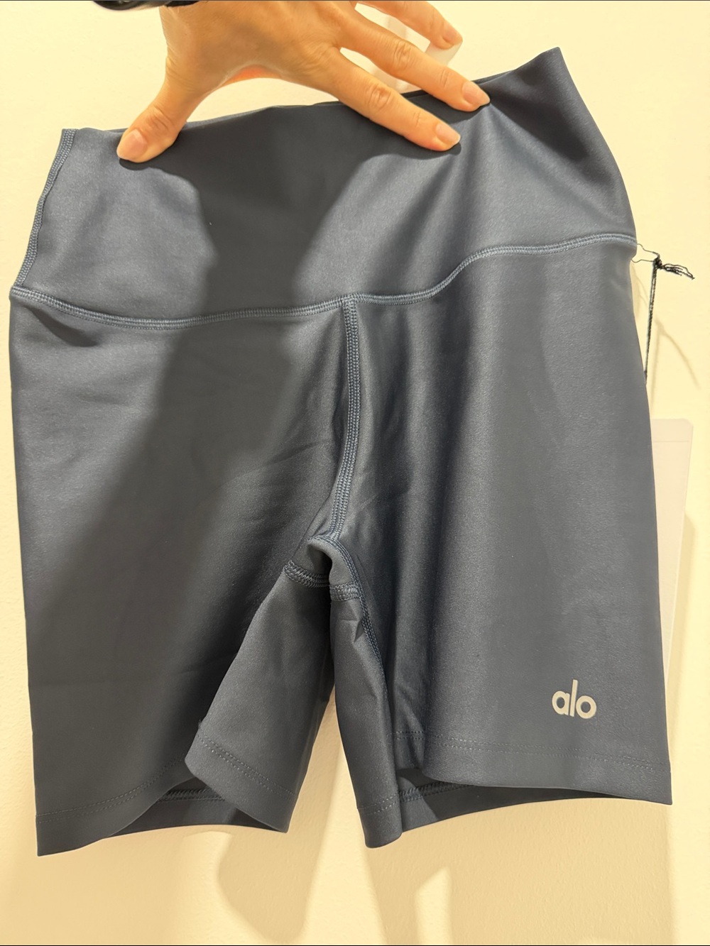 ALO Airlift Energy Shorts in Navy Blue